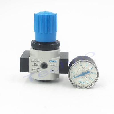 LR-1/4-D-MINI Πνευματικός ρυθμιστής φίλτρου λιπαντήρα μεταλλικός ρυθμιστής πίεσης FESTO