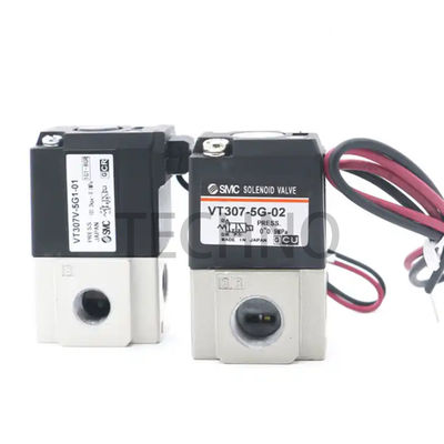 SMC VT307-4G1-01 SMC 5 Δύο οδικές βαλβίδες ηλεκτρονικού μαγνητικού 10 Hz SS316