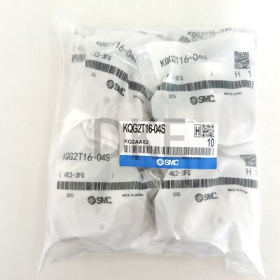 SMC KQG2T16-04S Ένα άγγιγμα Πνευματικό Tee Fitting αρσενικό Τριχόπλευρο Αγκώνα SUS316