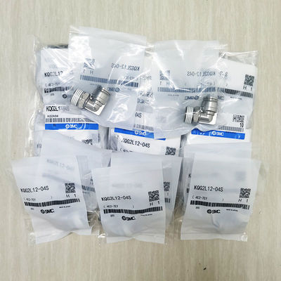 KQG2L12-04S SUS316 Σωλήνας L με σχήμα Πνευματικό σύνδεσμο γρήγορης αλλαγής