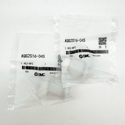 SMC KQG2S16-04S Μία επαφή προσαρμογή 16 mm Tube Size Male R Thread