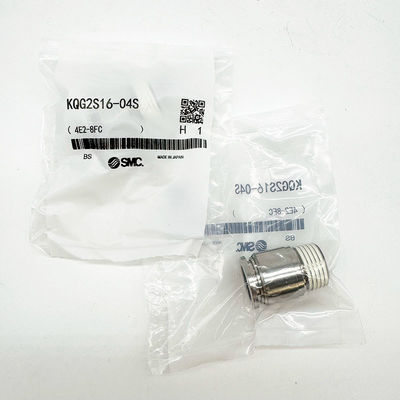 SMC KQG2S16-04S Μία επαφή προσαρμογή 16 mm Tube Size Male R Thread