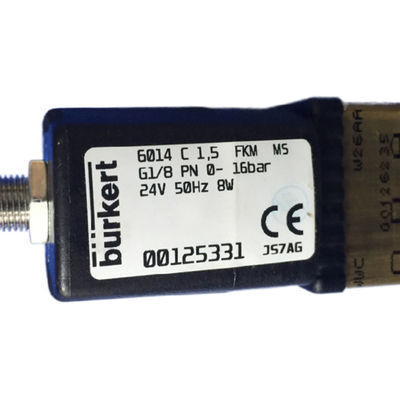 Νέα 00125331 G1/8 Burkert σόλενοειδής βαλβίδα 24vdc