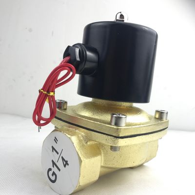 Κανονικά ανοιχτή 2W350-35 1 1/4 ίντσες καθαρή μπρούντζι Σολενοειδή βαλβίδα