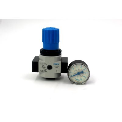 FESTO Zinc Alloy LR-3/8-D-MINI 162580 LR-3/8-D-MINI-MPA 8002286 Βαλβίδα ρύθμισης πίεσης με μετρητή πίεσης 0,5-12 bar