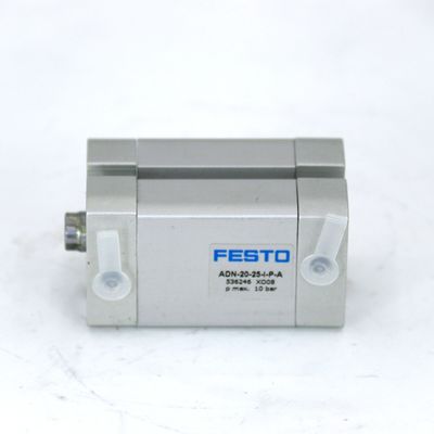 ADN-12-10-A-P-A FESTO Διπλή δράση Πνευματικός κύλινδρος Σκανδάλη έμβολο 12 mm Στροφή 10 mm Συμπληρωματικός κύλινδρος