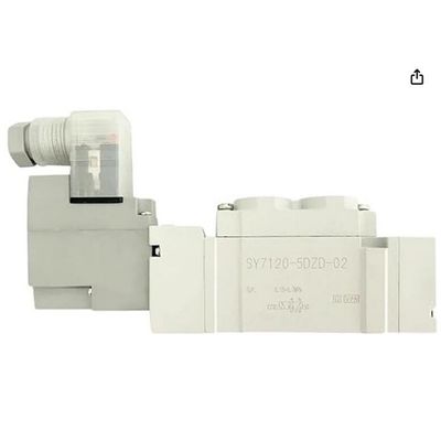 SMC SY7120-5LZD-C6 Σολενοειδής βαλβίδα 2 θέσεων μεμονωμένη μία επαφή Μεγέθος θύρας ø6 DC24V
