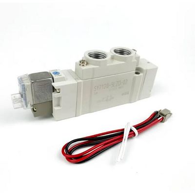 SY7120-5LZD-C4 Πνευματική βαλβίδα ηλεκτροσόκ SMC Μία επαφή Μεγέθος θύρας ρύθμισης Ø4 DC24V 2 θέση Μονή