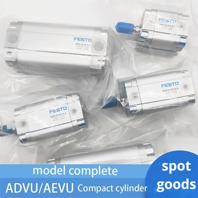 G1/8 ADVU-100 Πνευματικός ενεργοποιητής ράβδου έμβολο σε κράμα αργιλίου