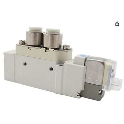 SMC Σολενοειδής βαλβίδα SY5320-5LZD-C6 DC24V Μία επαφή Μεγέθος θύρας ø6 3 θέση Κλειστό κέντρο
