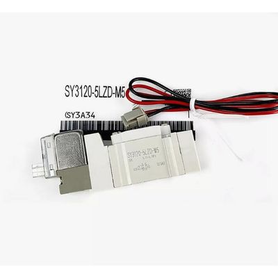 SMC SY5220-5LZD-C6 Σολενοειδής βαλβίδα με ένα άγγιγμα μεγέθους θύρας ø6 DC24V 2 θέση διπλή