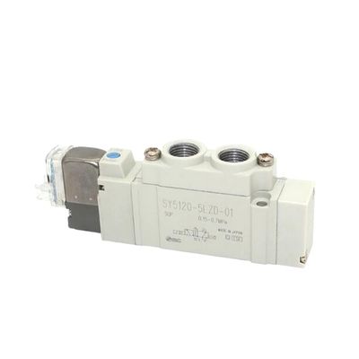 SY5220-6LZD-C4 Σολενοειδής βαλβίδα SMC 2 θέση Διπλή DC12V Μία επαφή Μεγέθος θύρας Ø4