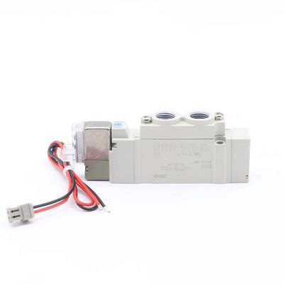 Σολενοειδής βαλβίδα SY5120-5LZD-01 SMC2 θέση Single DC24V Port Μέγεθος 1/8 Thread Pipe