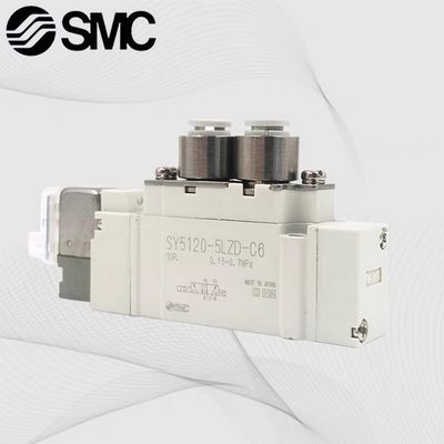 Σολενοειδής βαλβίδα SY5120-5LZD-01 SMC2 θέση Single DC24V Port Μέγεθος 1/8 Thread Pipe