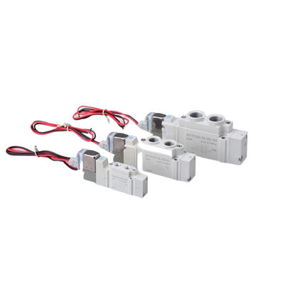 Μέγεθος θύρα Ø6 SY3420-6LZD-C6 SMC Πνευματική βαλβίδα ηλεκτροσυσσωρευτικού 3 θέση Κέντρο εξάτμισης DC12V
