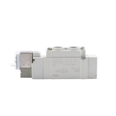 Μέγεθος θύρα Ø6 SY3420-6LZD-C6 SMC Πνευματική βαλβίδα ηλεκτροσυσσωρευτικού 3 θέση Κέντρο εξάτμισης DC12V