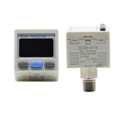 ZSE30A-01-C SMC Ψηφιακός διακόπτης πίεσης Πίεση κενού R1/8 2-χρωματική οθόνη PNP ανοικτός συλλέκτης 2 εξόδους