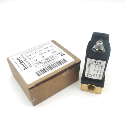 BURKERT 6014D 00126196 Συνήθως ανοικτή σόλενοειδής βαλβίδα G1/8 AC24V 8W Κεφάλαιο βαλβίδας χαλκού 32 * 32 0~16bar