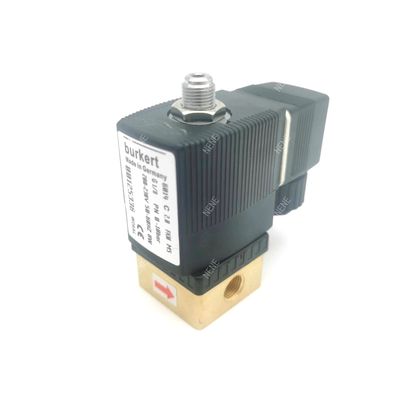 00125355 BURKERT 6014 D Κανονικά ανοιχτό G1/8 1.5 Τρύπα ροής AC220V 8W Κεφάλαιο βαλβίδας χάλκινου 32 * 32 0~16bar
