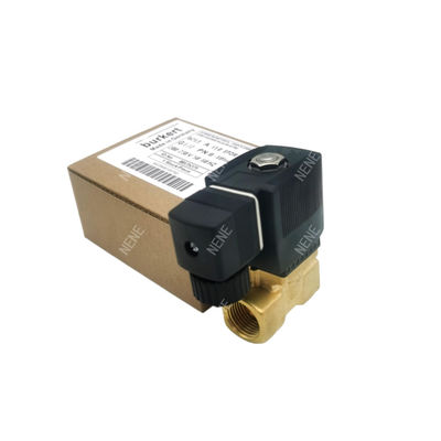 00126202 Σολενοειδής βαλβίδα Burkert G1/8 2.5 Τρύπα ροής AC24V 8W 6014 D Κανονικά ανοικτό σώμα βαλβίδας χαλκού 32 * 32 0~6bar
