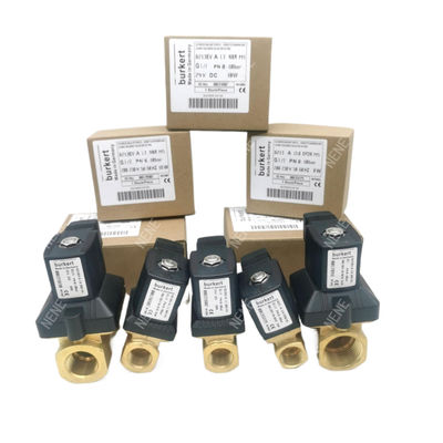 00126216 Σολενοειδής βαλβίδα Burkert G1/8 1.5 Τρύπα ροής DC24V 8W Σώμα βαλβίδας από ανοξείδωτο χάλυβα 6014 C κανονικά κλειστό