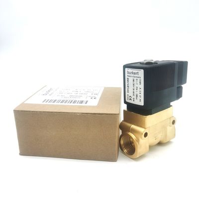 Ηλεκτρομαγνητική βαλβίδα 00126223 Burkert AC220V 8W Σώμα βαλβίδας από ανοξείδωτο χάλυβα 0~10bar 6014 C κανονικά κλειστό G1/8 2.0 Τρύπα ροής