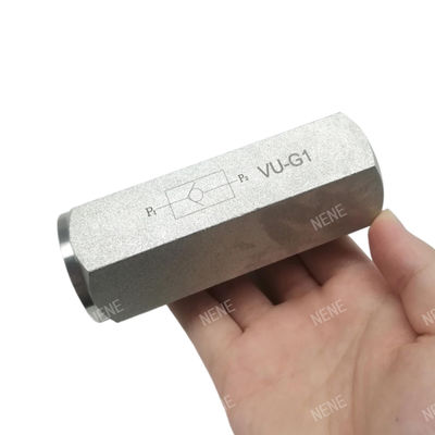 Υδραυλική βαλβίδα ελέγχου VU-G3/4 VU-G1/4 VU-G3/8 VU-G1 σωληνωτή βαλβίδα ελέγχου Υδραυλική βαλβίδα ελέγχου