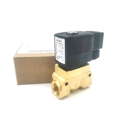 00134237 6013Τύπος Burkert Ηλεκτρομαγνητική βαλβίδα G1/8 DC24V Κώμα χάλκινο NC Σφραγίδα FKM