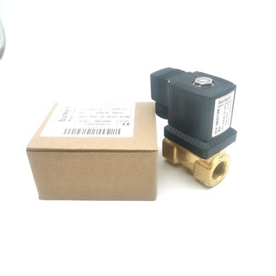 BURKERT 00137538 Σολενοειδής βαλβίδα 6013 τύπου άμεσης δράσης G1/4 ίντσες κανονικά κλειστή 24VAC 8W 0~25Bar