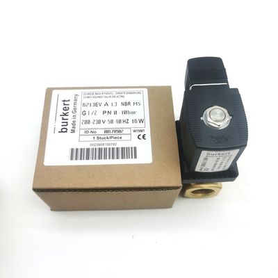 BURKERT 00137538 Σολενοειδής βαλβίδα 6013 τύπου άμεσης δράσης G1/4 ίντσες κανονικά κλειστή 24VAC 8W 0~25Bar
