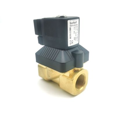 BURKERT 20022979 Τύπος φλάντζης άμεση δράση κάτω πλάκα σύνδεση 2/2 κανονικά κλειστό FKM σφραγισμένο σώμα βαλβίδας χαλκού 24VDC