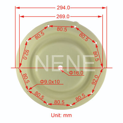 Ingersoll Rand 1,5 ιντσών 94615-Α 94617 Santoprene/PTFE κιτ διαφράγματος 666152-281-C 666152-2EB-C