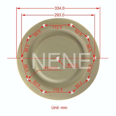 "Διαφραγμοί αντλίας 96391 96392 ιντσών Ingersoll Rand ARO Pro Series 666250-9C9-C 6662B3-344-C