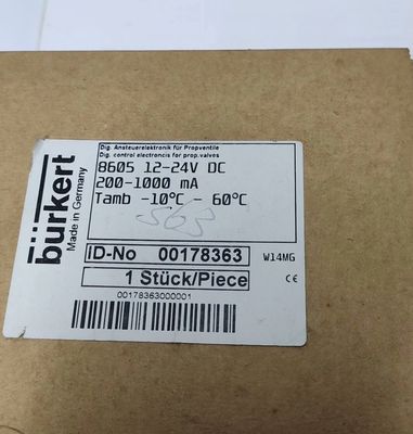 5404 G1/2 2/2 Συνήθως κλειστό 00177853 FKM Σφραγισμένη ηλεκτρονική μαγνητική βαλβίδα BURKERT Κεφάλαιο βαλβίδας από χαλκό AC24V 8W 1-50bar