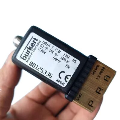 5404 G1/2 2/2 Συνήθως κλειστό 00177853 FKM Σφραγισμένη ηλεκτρονική μαγνητική βαλβίδα BURKERT Κεφάλαιο βαλβίδας από χαλκό AC24V 8W 1-50bar