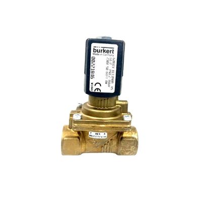 Ηλεκτρονική μαγνητική βαλβίδα BURKERT 00309022 FKM Σφραγίδα G1/2 2/2 Κανονικά ανοικτή 12 τρύπα ροής DC24V 8W 1-32bar