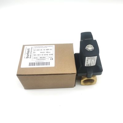 Φαλβίδα Σολενοειδούς Burkert FKM Σφραγίδα 00126091 24VDC 8W 0~6bar 6013 Τύπος άμεσης δράσης G1/8 ίντσες 2/2 κανονικά κλειστή 3.0 τρύπα ροής