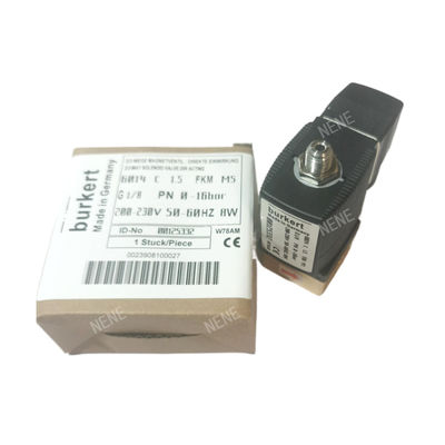 G1/4 Burkert Σολενοειδής βαλβίδα 00125302 6013 Τύπος άμεσης δράσης 2/2 ίντσες κανονικά κλειστό 3,0 τρύπα ροής FKM Σφραγισμένο σώμα βαλβίδας χαλκού 24VAC 8W 0~10bar