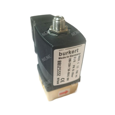 G1/4 Burkert Σολενοειδής βαλβίδα 00125302 6013 Τύπος άμεσης δράσης 2/2 ίντσες κανονικά κλειστό 3,0 τρύπα ροής FKM Σφραγισμένο σώμα βαλβίδας χαλκού 24VAC 8W 0~10bar
