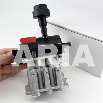 Νέα βαλβίδα έξι τρυπών 6CV-D-N χειροκίνητη βαλβίδα ελέγχου βαλβίδας απορριμμάτων PTO βαλβίδα ελέγχου με δείκτη φωτός