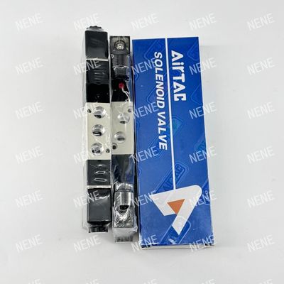 5 Δρόμος 3 Θέση 4V130E-06 Αερορευστότητα AIRTAC Σολενοειδής βαλβίδα με σώμα από κράμα αλουμινίου