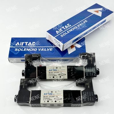 Ηλεκτρονική μαγνητική βαλβίδα 4V130P-06 AIRTAC για ακριβή έλεγχο αέρα σε εύρος πίεσης 0,15 έως 0,8 MPa