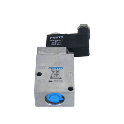Βαλβίδα Festo MFH-3-1/4 9964 Μηχανική Βαλβίδα, 3 Θυρών, Κλειστή, Ηλεκτρική, G 1/4, 0.15 έως 0.8 MPa