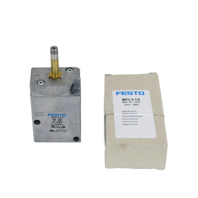 Βαλβίδα Festo MFH-3-1/4 9964 Μηχανική Βαλβίδα, 3 Θυρών, Κλειστή, Ηλεκτρική, G 1/4, 0.15 έως 0.8 MPa