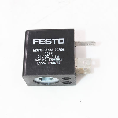 FESTO 4527 MSFG-24-50/60 Πηνίο Σωληνοειδούς, 24VDC, 4.5W, IP65, Φτερωτές βύσματος για MSSD-F, 3-Pin
