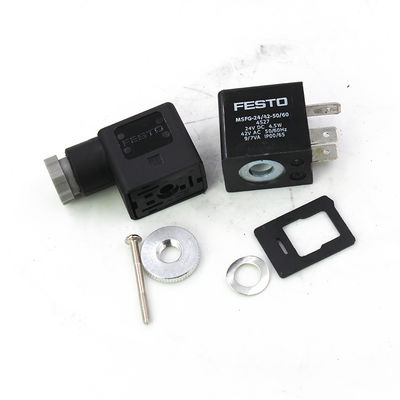 FESTO 4527 MSFG-24-50/60 Πηνίο Σωληνοειδούς, 24VDC, 4.5W, IP65, Φτερωτές βύσματος για MSSD-F, 3-Pin
