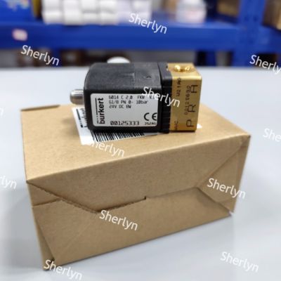 Burkert 00125334 Δύο θέσεις Τριδιάδρομος Σολενοειδής Βαλβίδα 6014 Σειρά C κανονικά κλειστή G1/8 Κεφάλαιο βαλβίδας από χαλκό