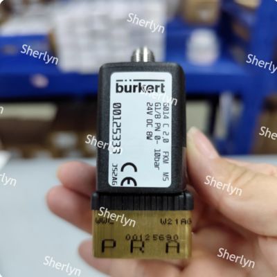 Burkert 00125334 Δύο θέσεις Τριδιάδρομος Σολενοειδής Βαλβίδα 6014 Σειρά C κανονικά κλειστή G1/8 Κεφάλαιο βαλβίδας από χαλκό