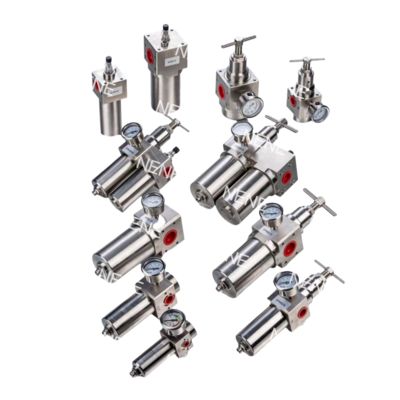 Φίλτρο από ανοξείδωτο χάλυβα SF200 1/4" Μέγεθος σπειρώματος Πνευματικό φίλτρο ρυθμιστής λιπαντήρας