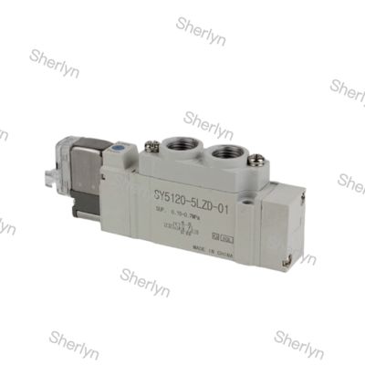 Βαλβίδα σωληνοειδούς SMC 5 θυρών SY3220-6LZD-M5 Σειρά SY3000 DC12V